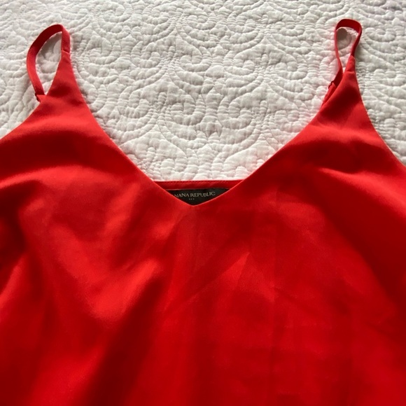 Banana Republic Factory Camisole Tank Top Red Orange Color Size XS - Picture 5 of 10